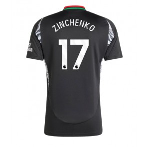 Arsenal Oleksandr Zinchenko #17 Gostujuci Dres 2024-25 Kratak Rukavima